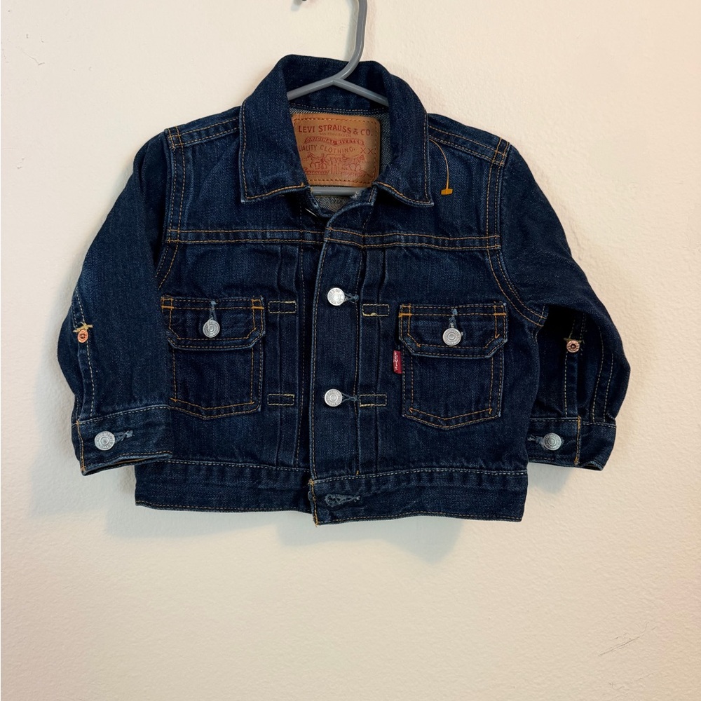 Levi's Kids Dark Blue Denim Jacket